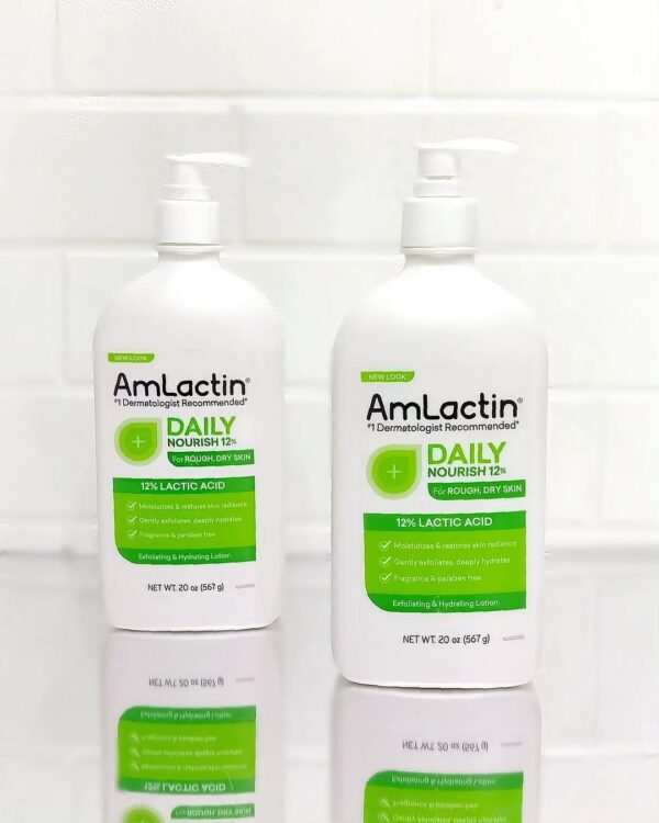 Amlactin Daily Nourish Lotion with 12% Lactic Acid AHA 20oz