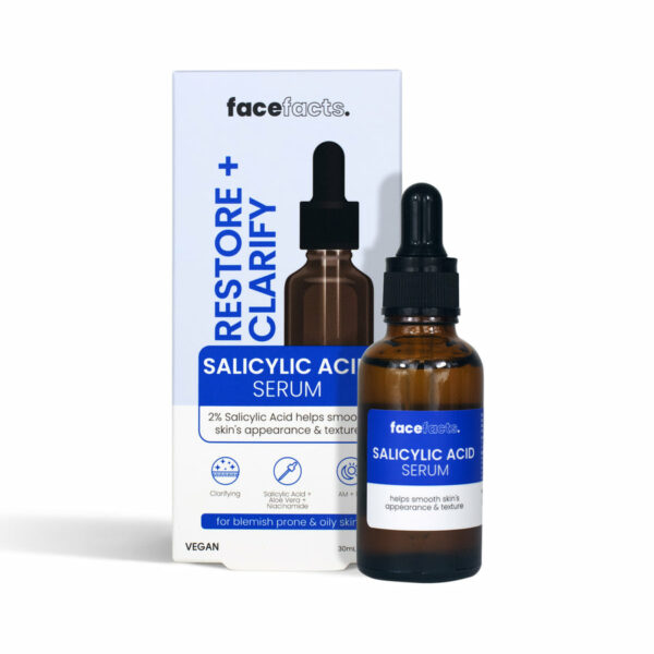 Face Facts Restore & Clarify Salicylic Acid Serum 30ml