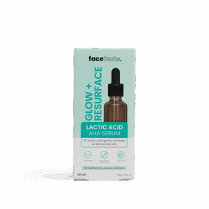 FaceFacts Glow & Resurface Lactic Acid Hydrating Facial Serum 30ml