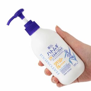 KUMANO YUSHI -REIHAKU Hatomugi White UV Milky Gel SPF 50 PA+++ 250ml